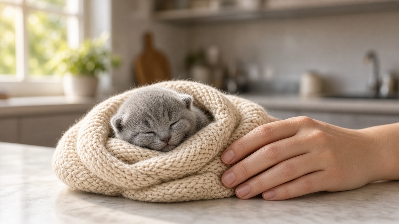 How to Care for a Newborn Kitten: Warmth, Feeding, and Sleep