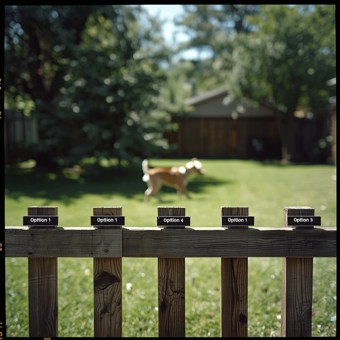 Wireless dog fences compared side-by-side outdoors