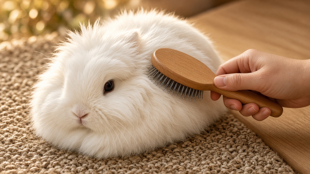French Angora Rabbit Care: Grooming, Diet, and Housing