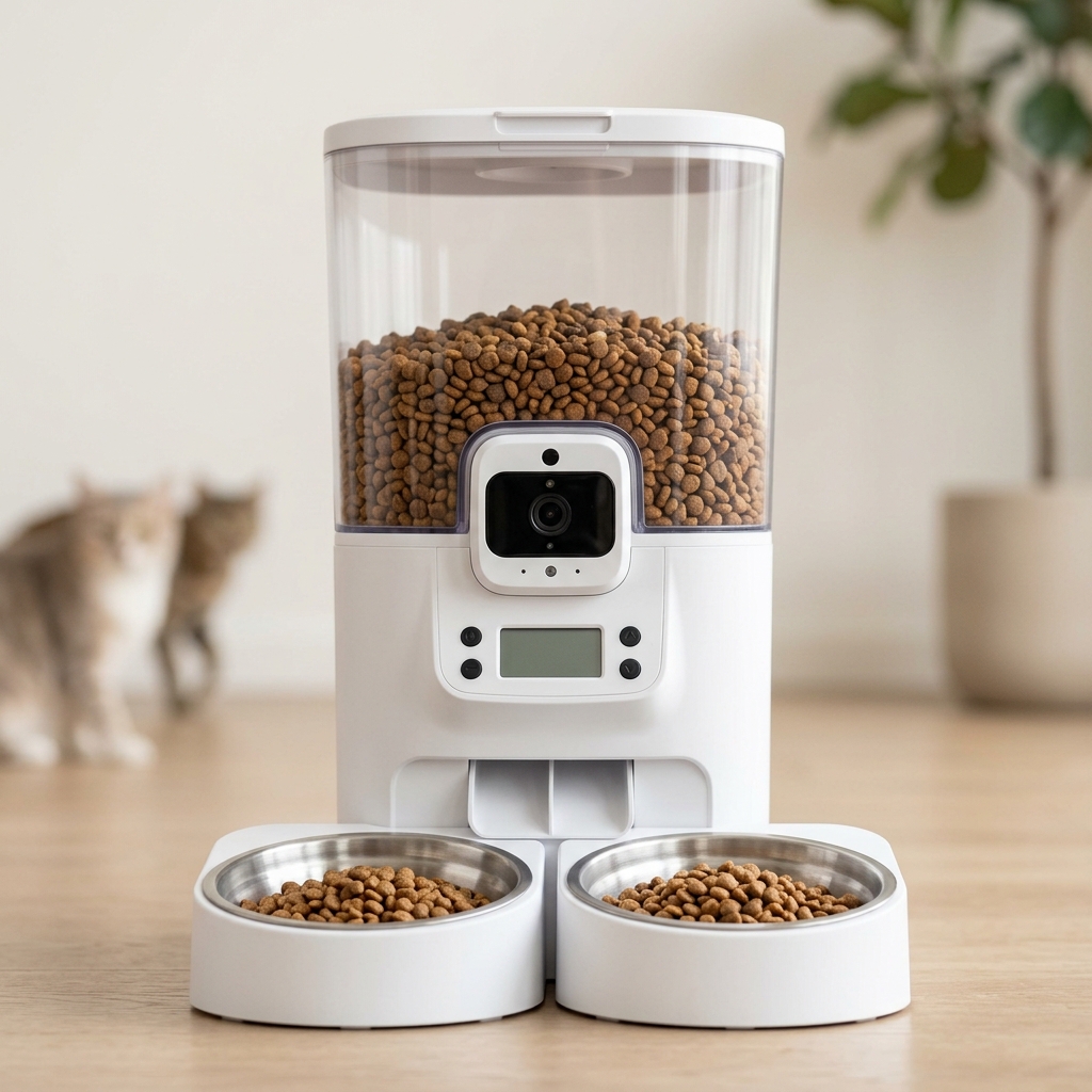 PETLIBRO Granary Automatic Cat Feeder with Camera for 2 Cats (Dual Tray)