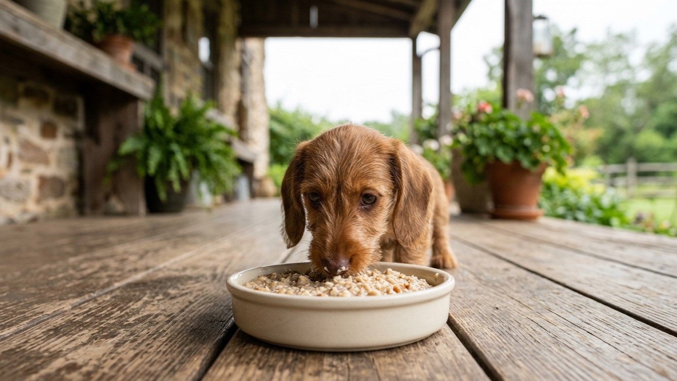 How to Make Puppy Gruel for Weaning