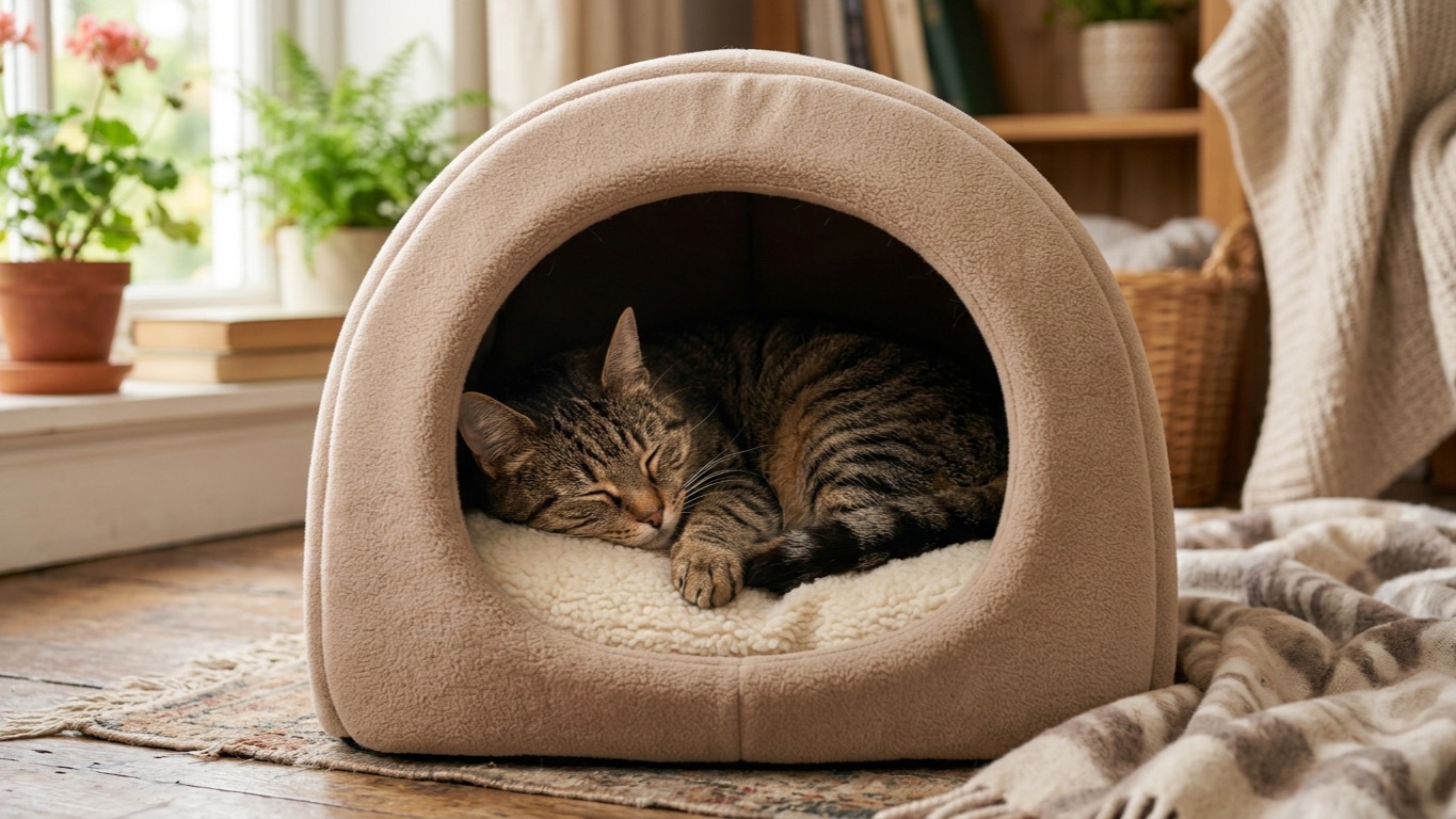 7 Best Enclosed Cat Beds & Hideaway Caves