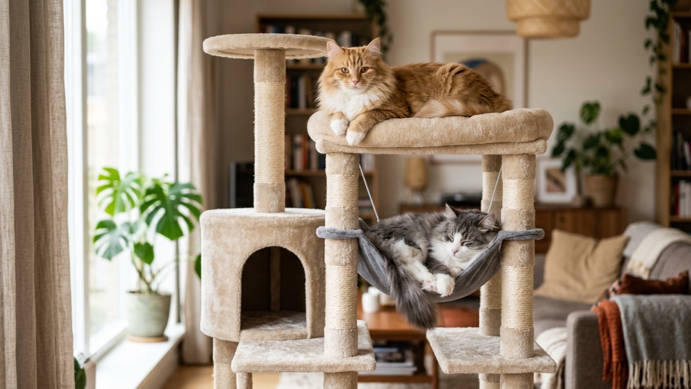 7 Best Cat Trees for Two Cats: Stability-Tested Picks for 2026