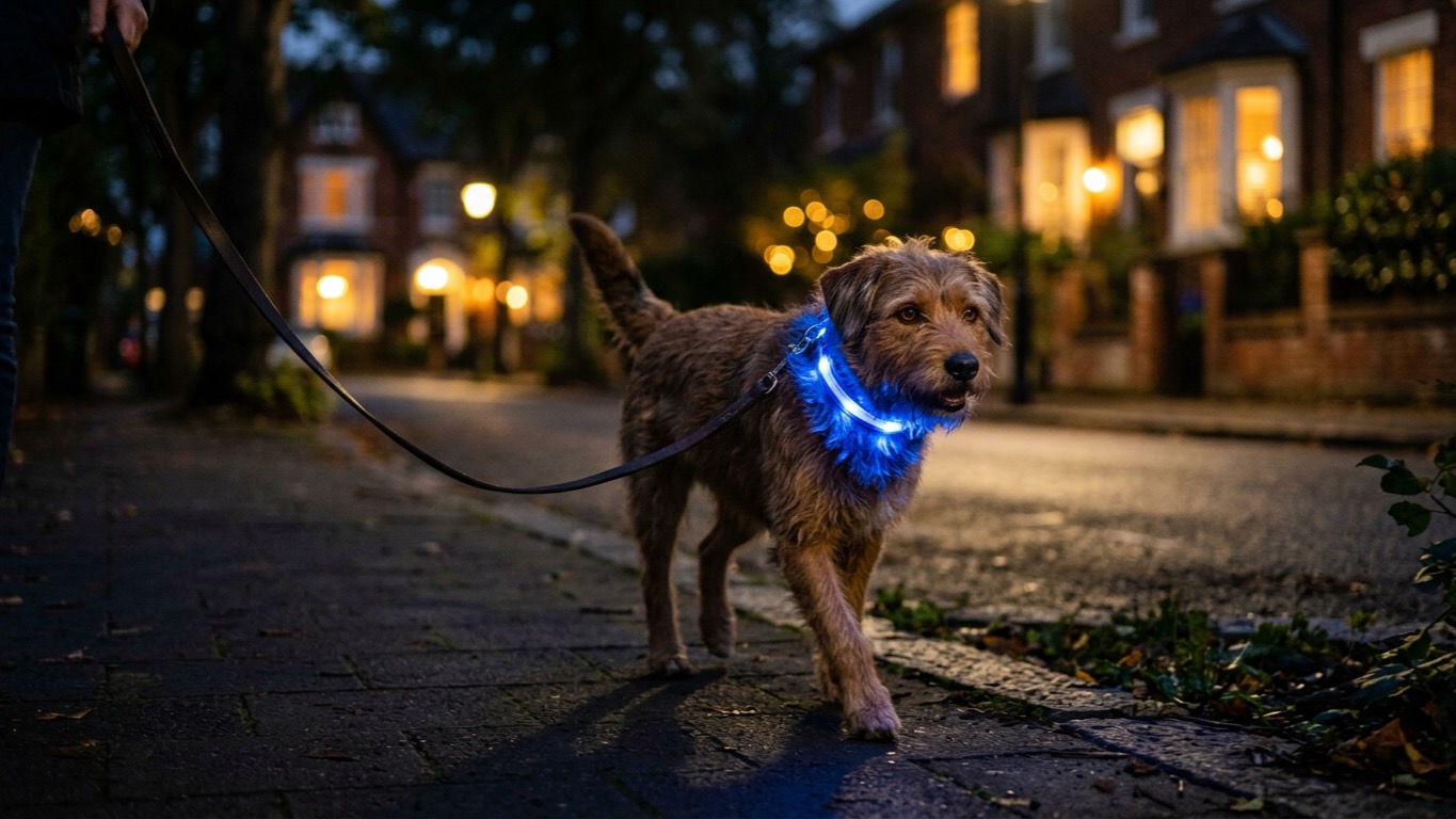 Best LED Dog Collars for Night Walks