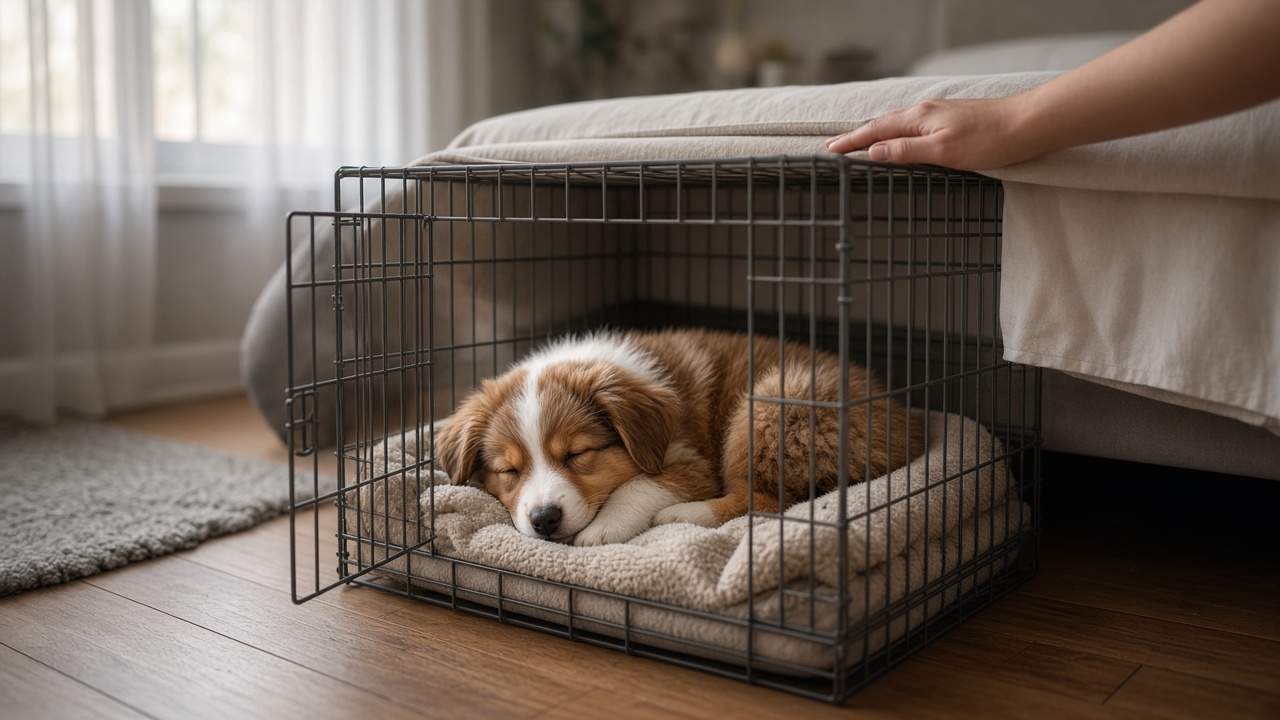 Crating a Puppy the First Night: What to Expect